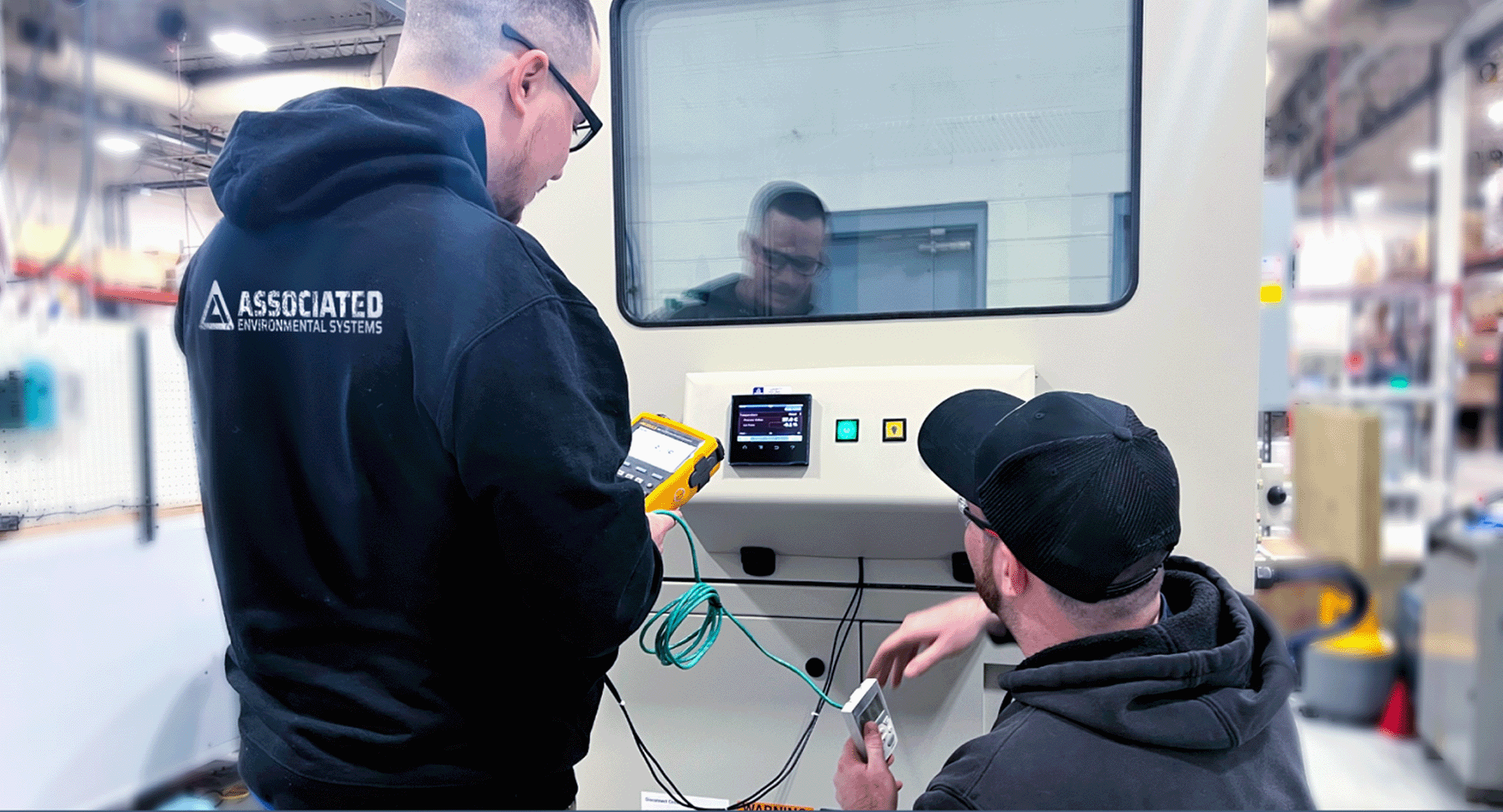 Preforming an environmental test chamber calibration
